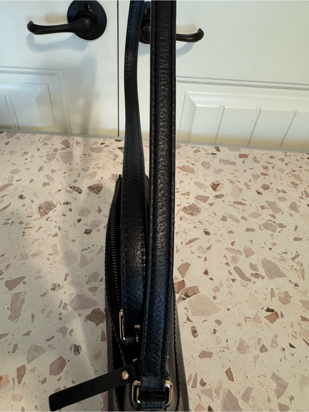 Kate Spade Black Leather Crossbody Bag with Gold Hardware - Picture 11 of 16